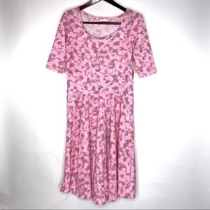 LuLaRoe Pink Rose Nicole 2XL
